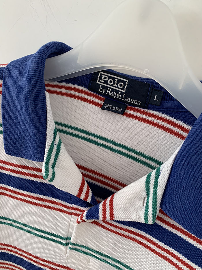 90's "Polo Ralph Lauren USA" Pique Shirt 복제 복제 복제