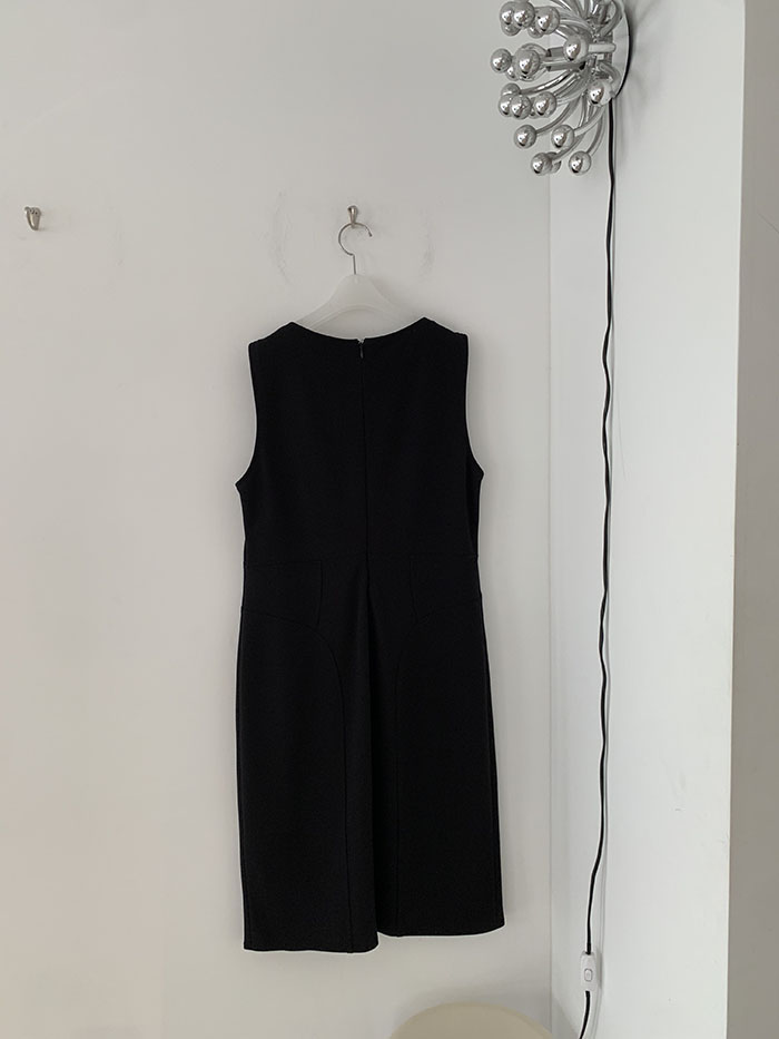 00's "Armani Collezioni" black Dress 복제