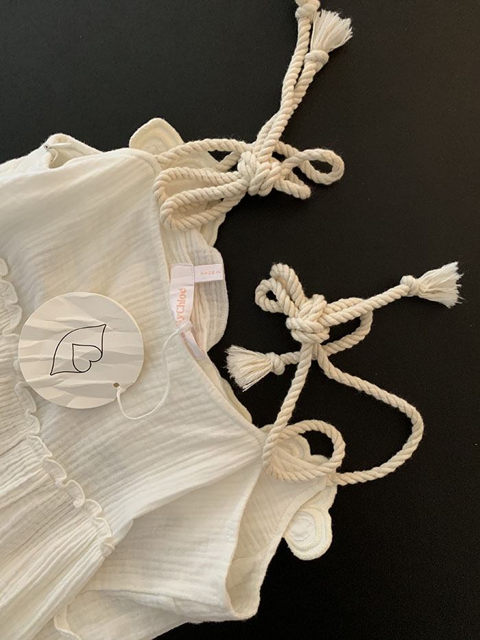 90's "Chloe" Cotton Top 복제