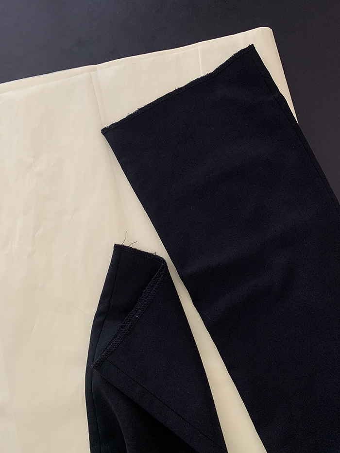"Agnes.B" straight capri Pants / 상세사진/실측/정보해서 올리기
