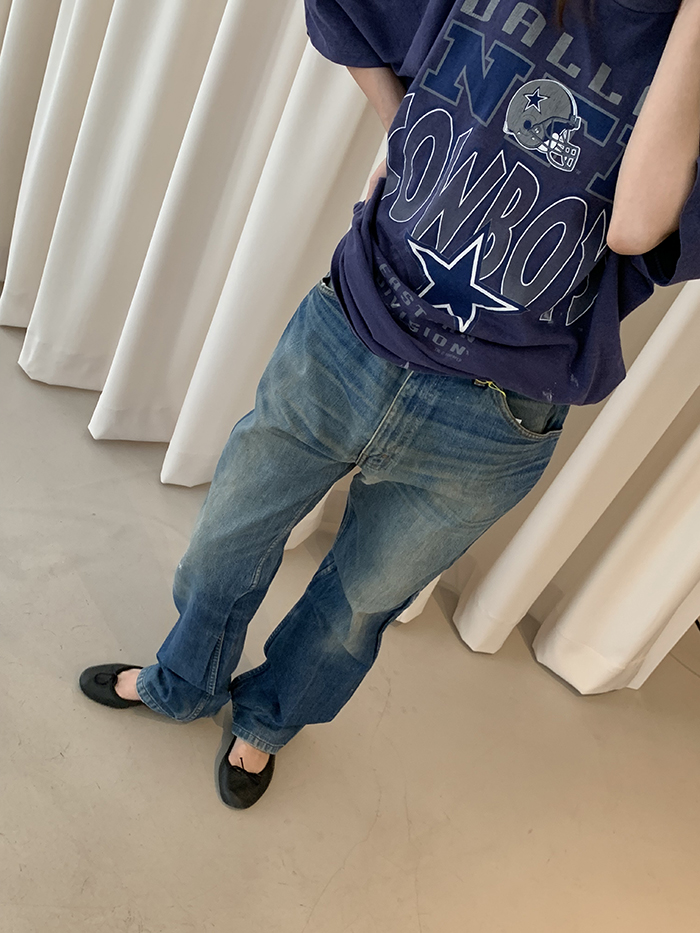 90's "Dallas Cowboys" USA 50/50 T-shirt