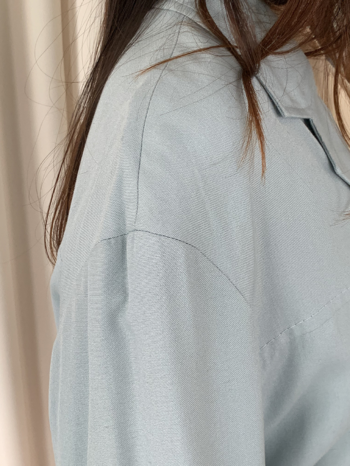 00's "PRADA" blue short Jacket