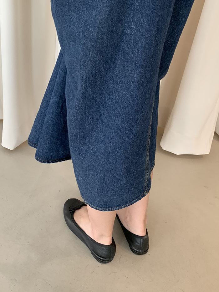 2016s "miumiu" Denim Stripe Skirt 복제