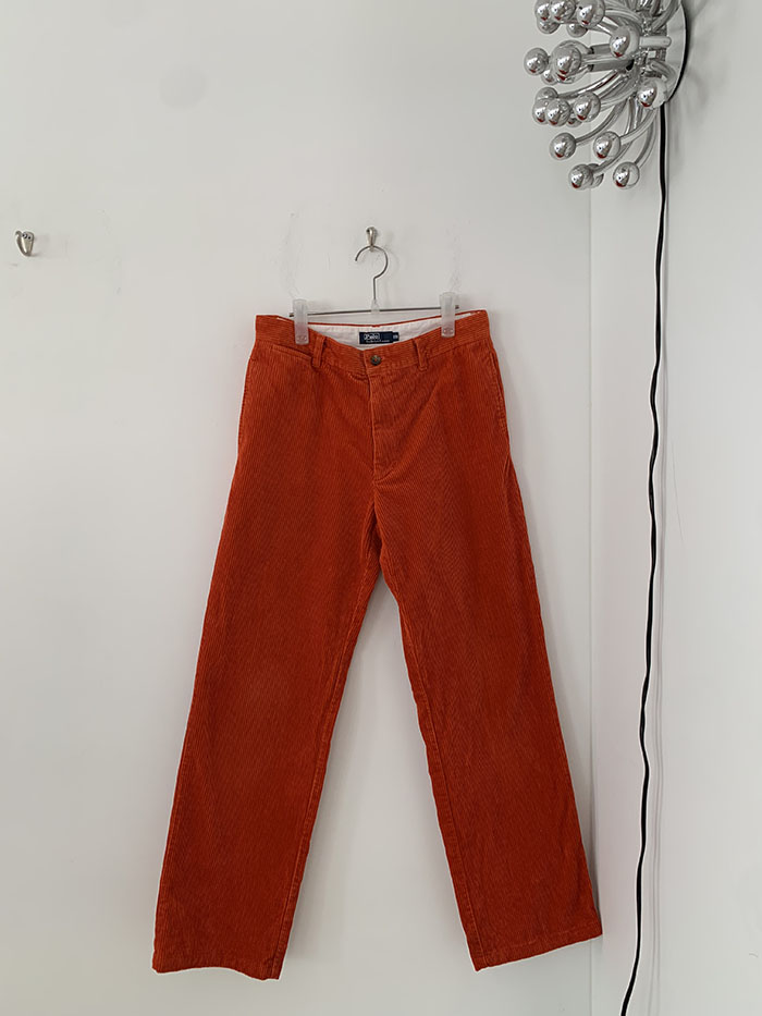 90's "Polo Ralph Lauren" corduroy pintuck Pants 복제