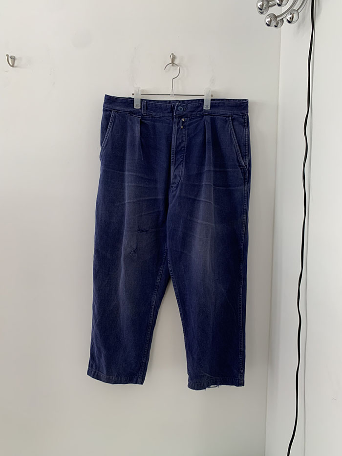 70's Vintage French Work Pants by Adolphe Lafont 복제