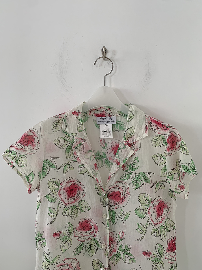 "Agnes B" Cotton T-shirt 복제