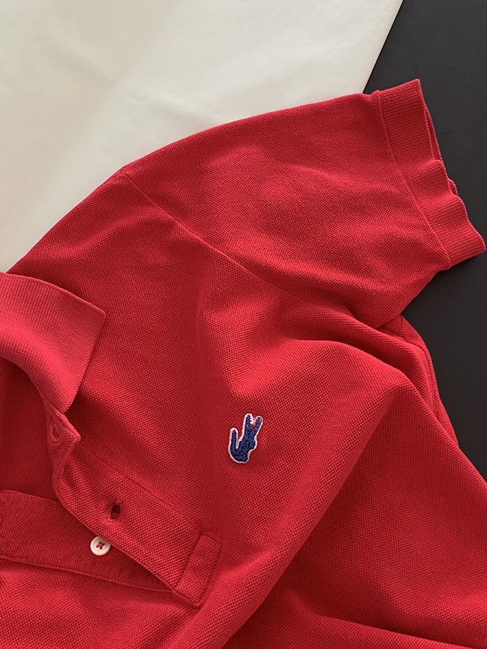 80's "Lacoste" USA Cotton Pique Shirt 복제