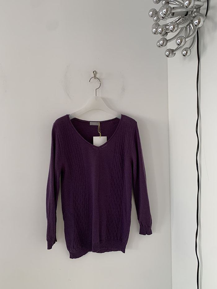 90's "Margaret Howell" wool pique Knit 판완 복제