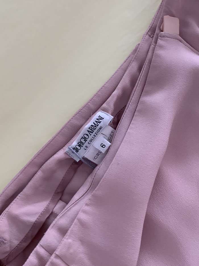 90's "Giorgio Armani" Linen Skirt 복제