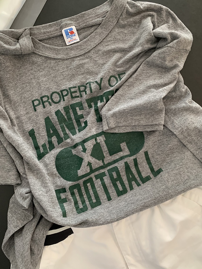 80's "FOOTBALL" USA cotton T-shirt