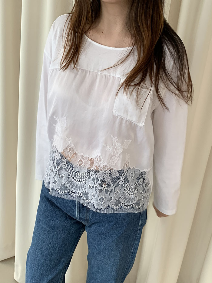 2020's "PRADA" Cotton Blouse Top