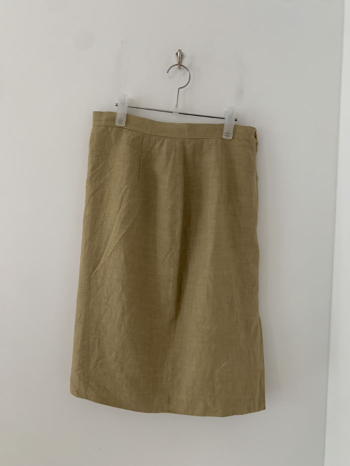 00's "Giorgio Armani" Black Skirt 복제