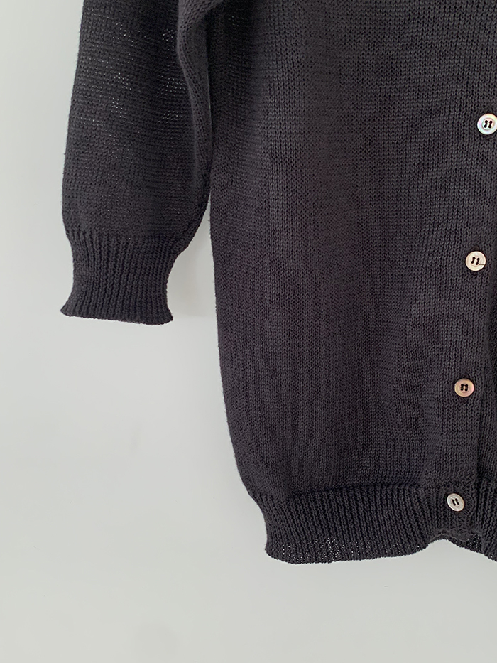 90's "Margaret Howell" wool pique Knit 판완 복제