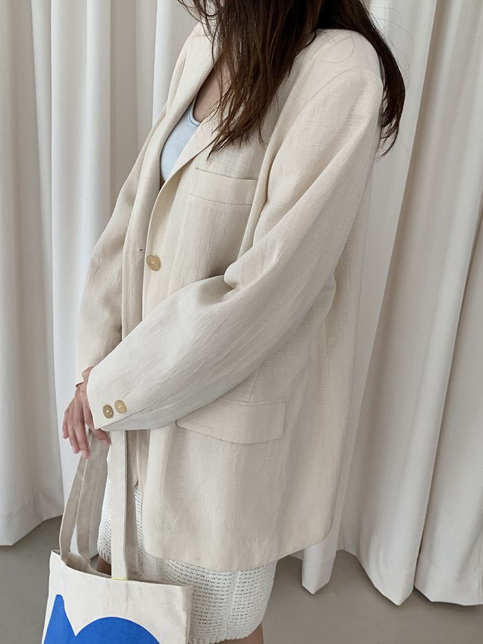 90's "JIL SANDER" silk Summer Jacket