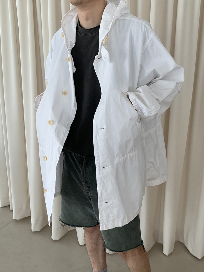 00's "Polo Ralph Lauren" ivory Mac Coat 복제