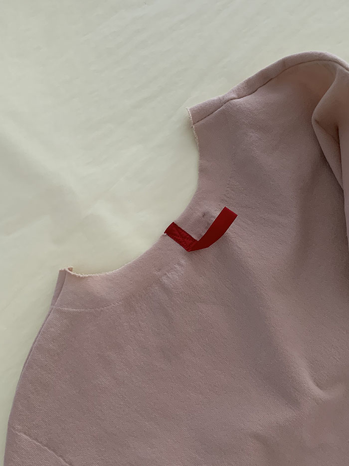 00's "PRADA" short half neck Knit Top 복제