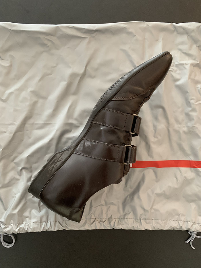 00's "PRADA" Leather Shoes 복제