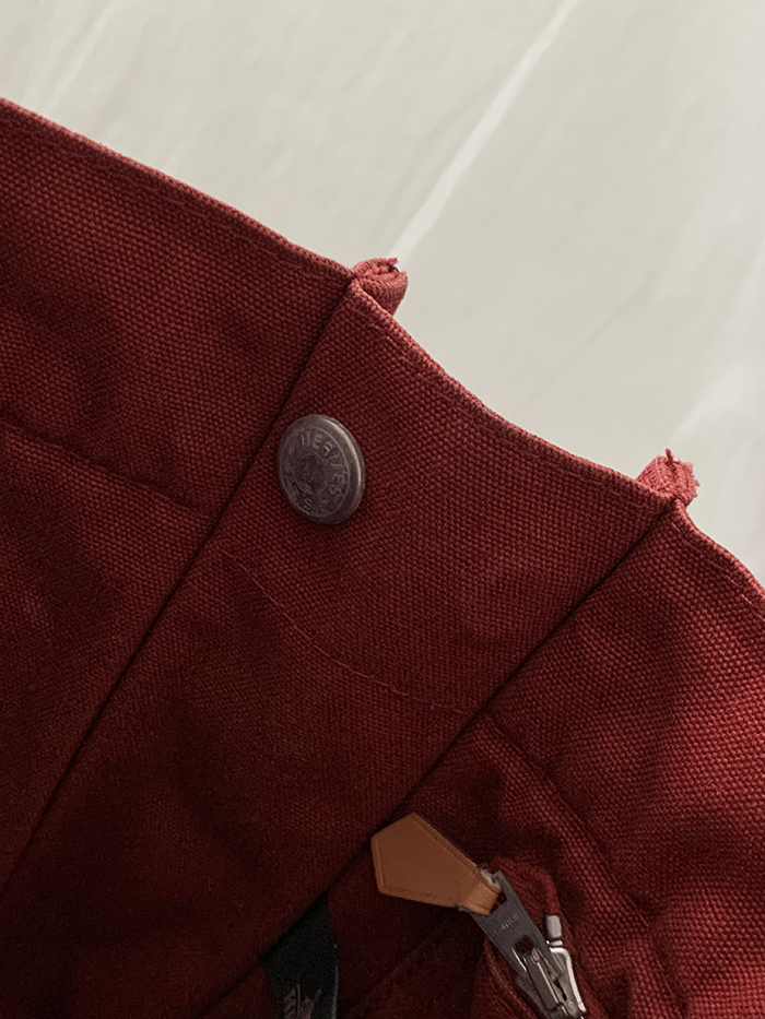 Vintage "Hermes" Fourre Tout Bag (Distressed) 복제 복제