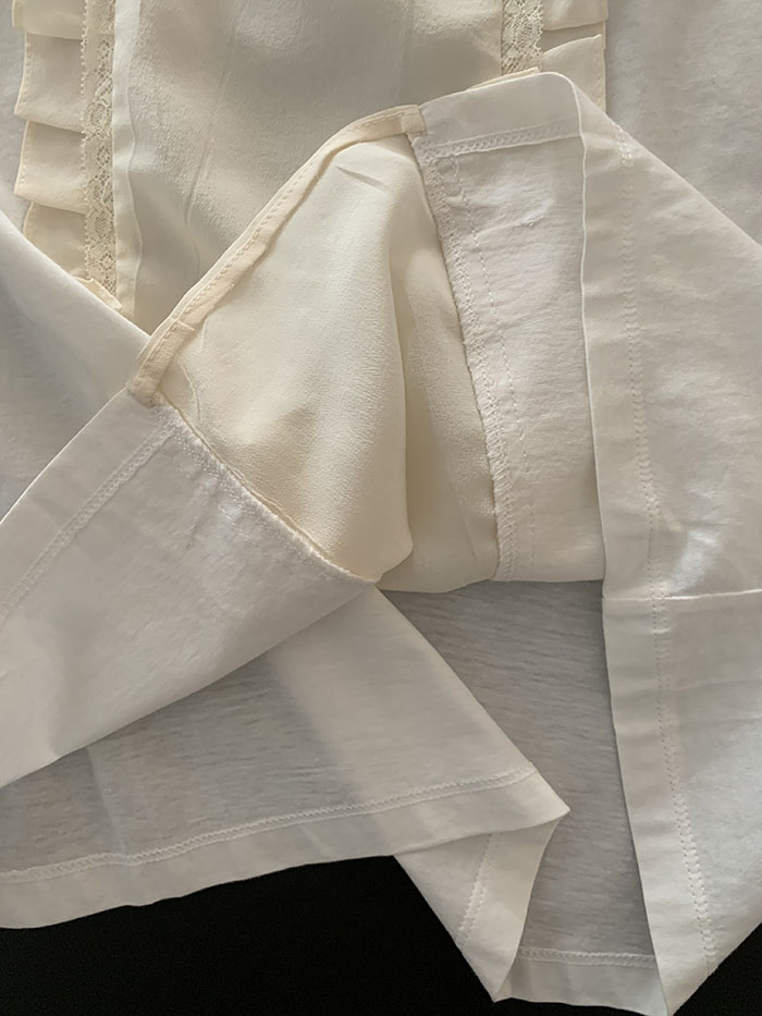 2011's "PRADA" Cotton Blouse Top 복제 복제