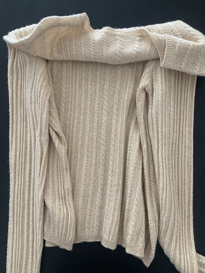 90's "Courreges" wool x nylon Knit 복제