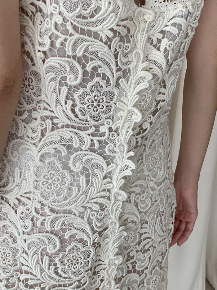 2015's "Prada" Flower Embroidered Dress