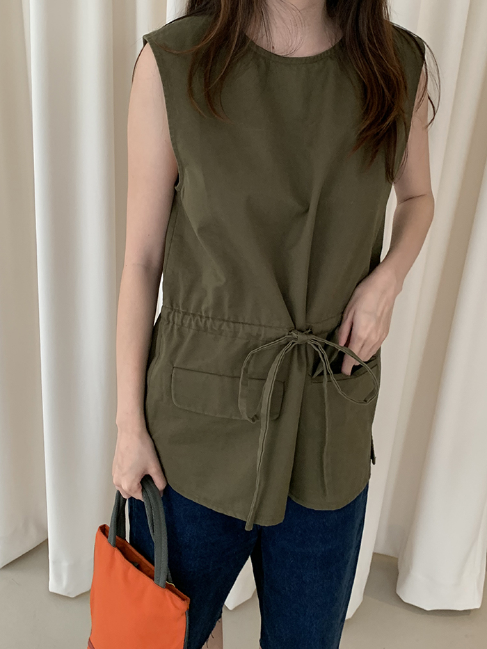 (new product) "Deveaux New York" Cotton Blouse 복제