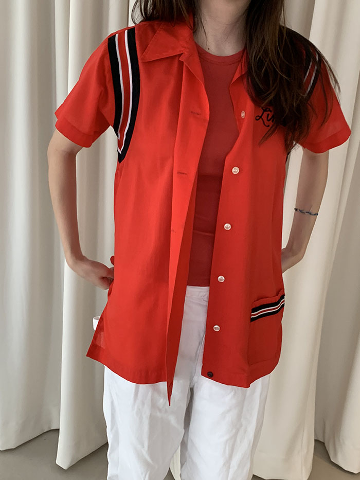 50-60's "Hilton" USA Bowling Shirt