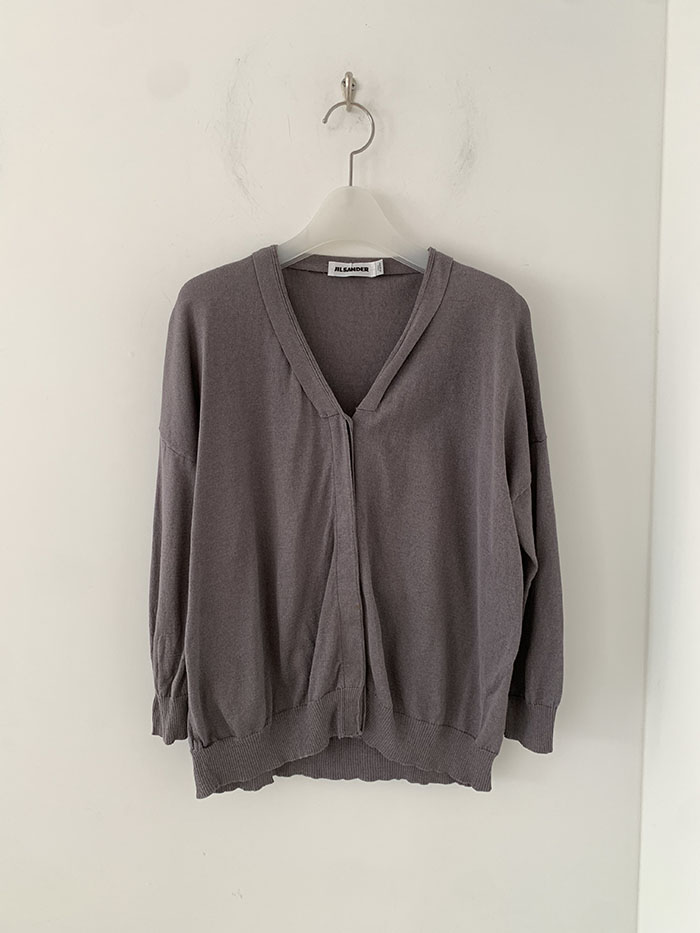 00's "JIL SANDER by Raf Simons" cotton Cardigan 복제