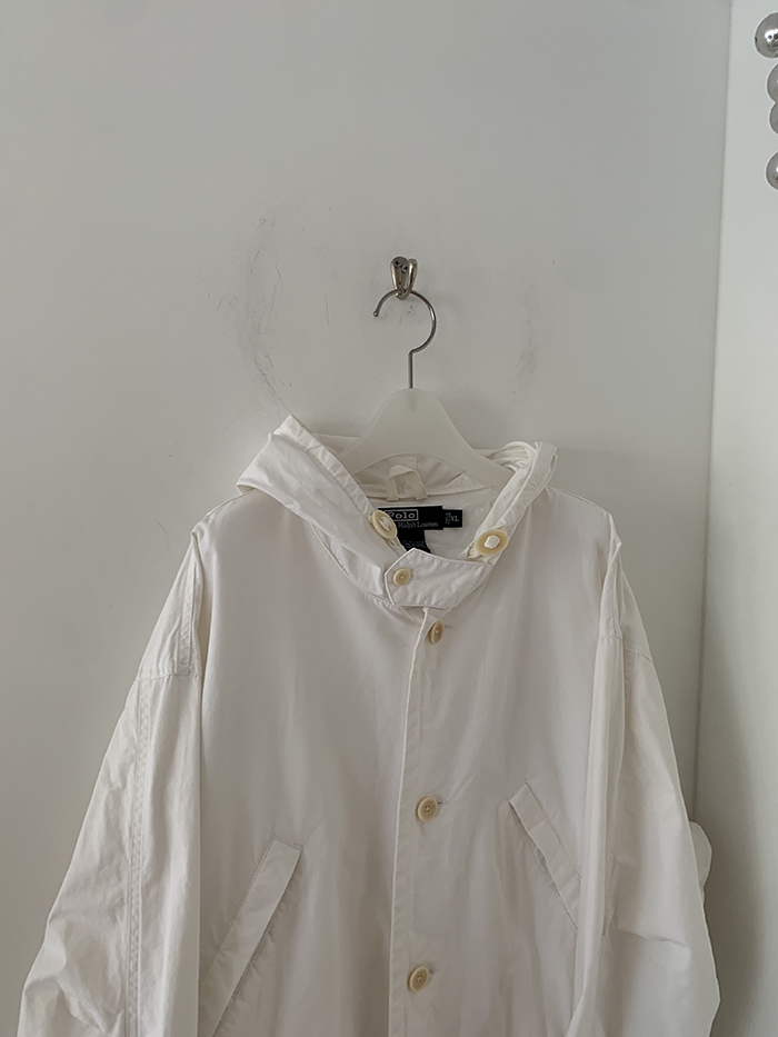 00's "Polo Ralph Lauren" ivory Mac Coat 복제
