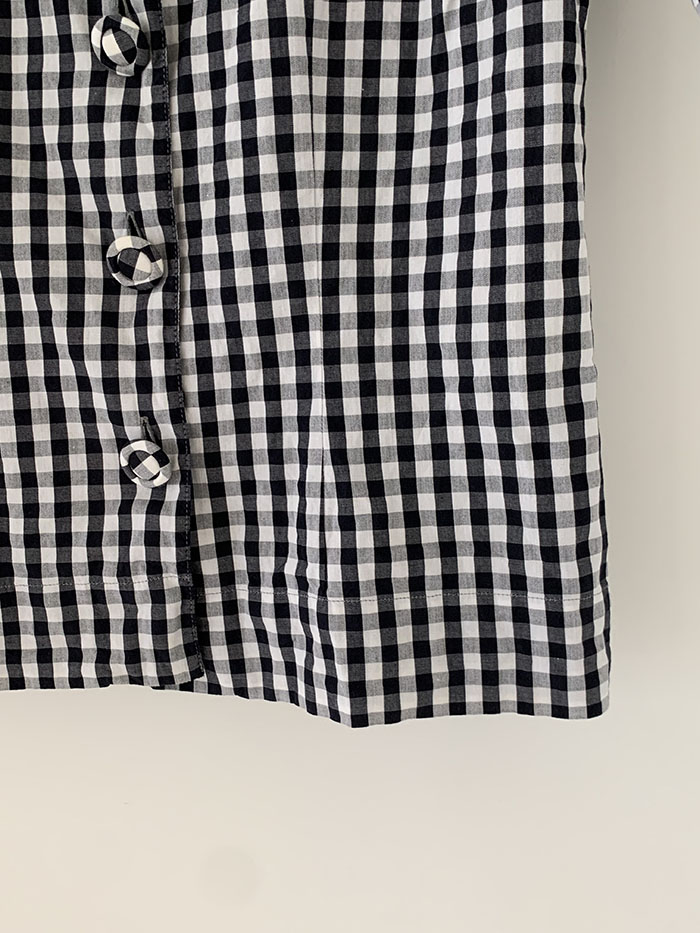 00's "Agnes B" Check Shirt