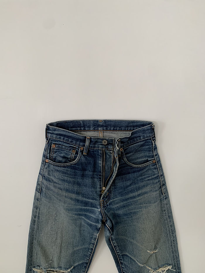 90's Levi's 502 - size 27-28 (Big E Selvage Red line) 복제