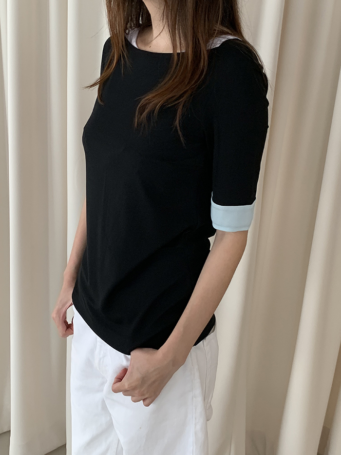 00's "PRADA" viscose black Kint