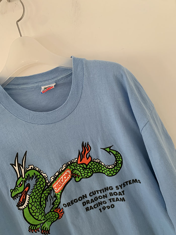 90's "RAIL ROAD" USA T-shirt 복제