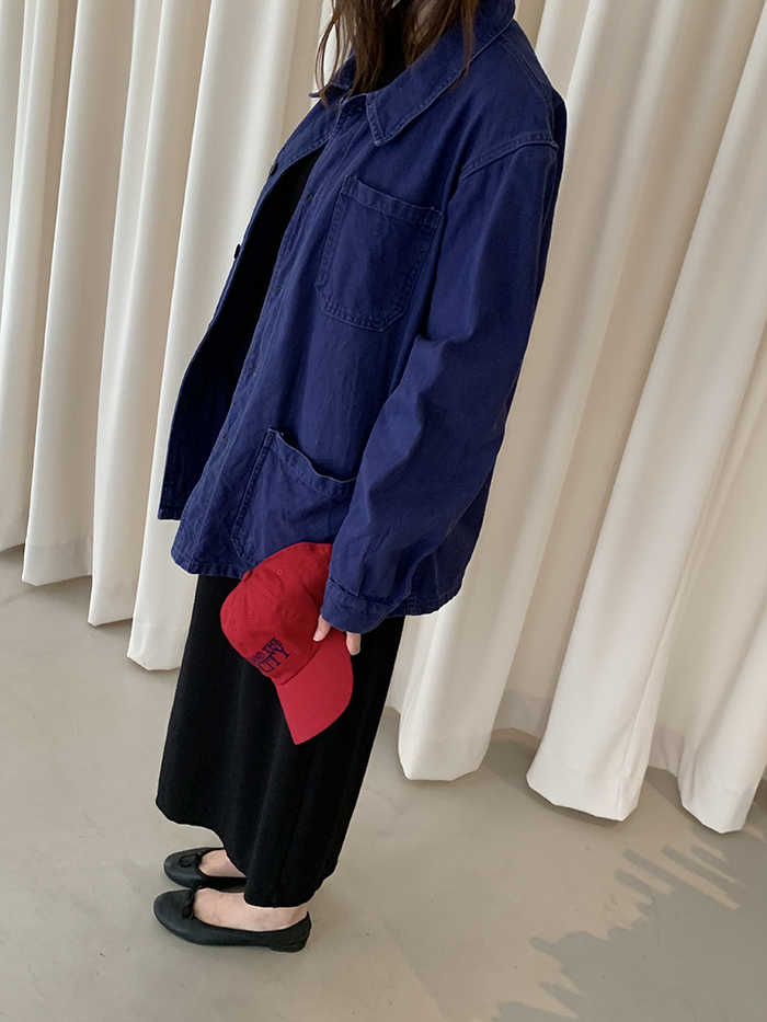 70's Vintage French Work Jacket 복제 복제