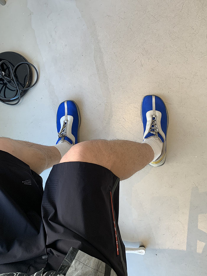 90s-00s "Prada" Archive Sport Leather Shoes (Rare color)