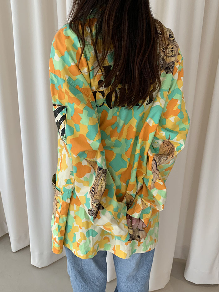 00's "Polo Ralph Lauren" cotton x linen Military Coat 복제