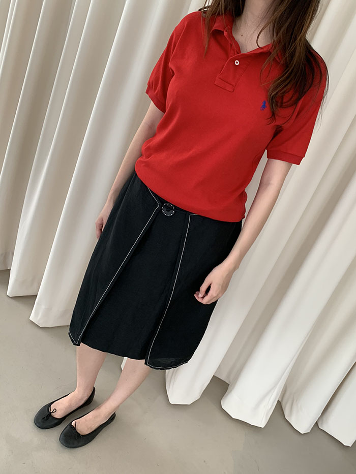 90's "Polo Ralph Lauren USA" Pique Shirt 복제 복제 복제 복제