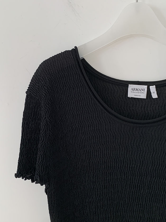 00's "Armani Collezioni" Round Knit 복제