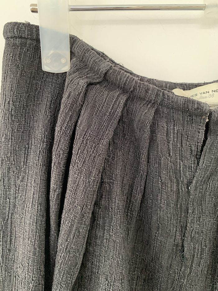 00's "Dries Van Noten" silk see through skirt 복제