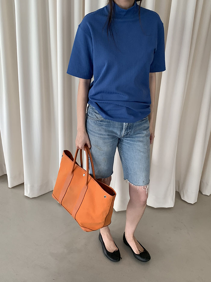 00's Vintage "Hermes" Garden Party Bag 제품 사진 찍고 올리기