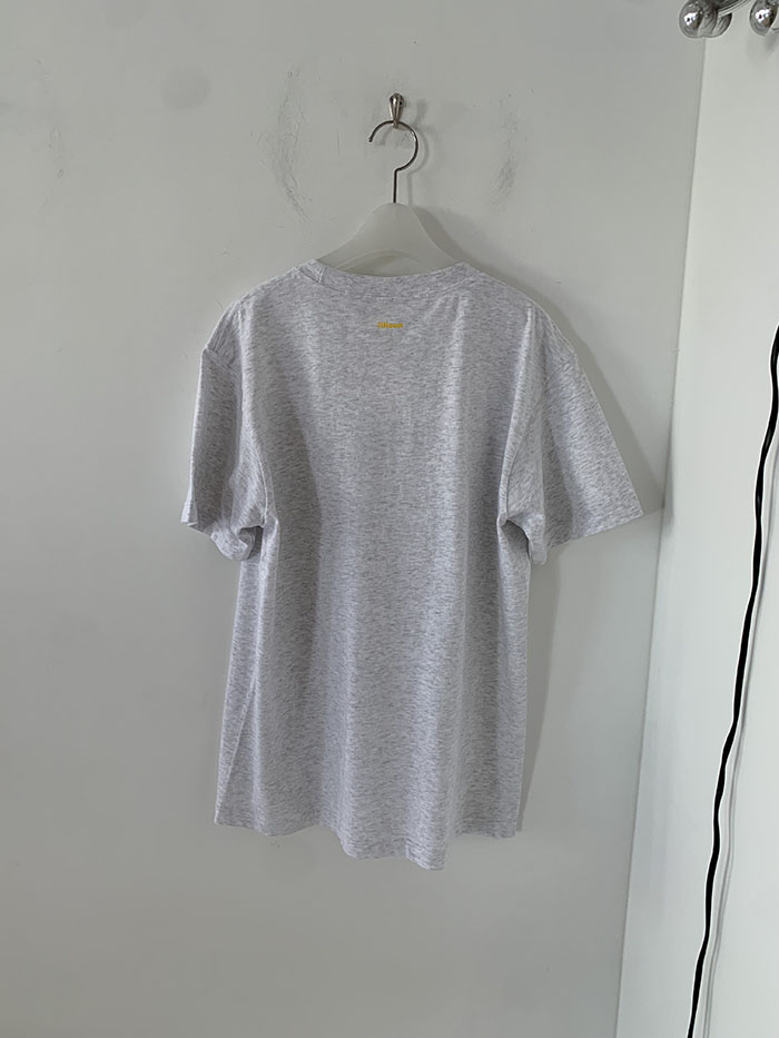 (new product) "Cherry Country Club" Embroidery T-shirt (Gray)