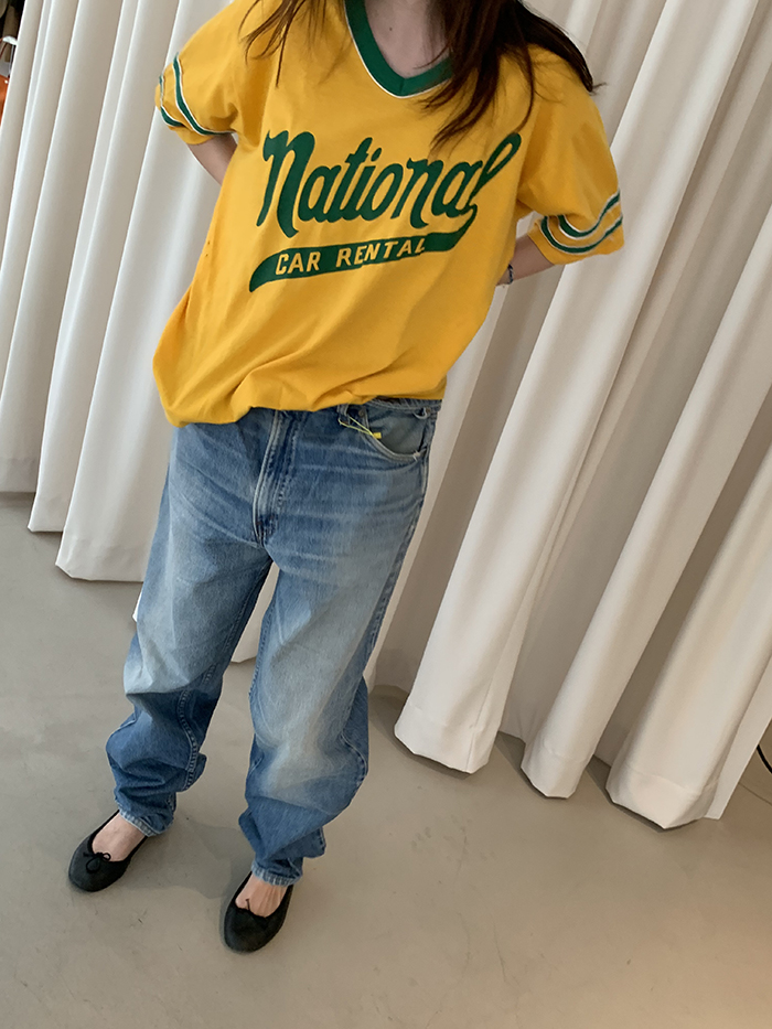 80's "CAR RENTAL" USA 50/50 T-shirt
