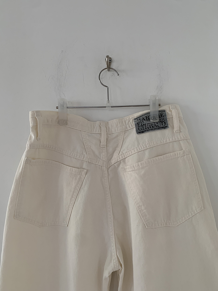 90's "Marithe Francois Girbaud" Virgin Wool Shorts 복제