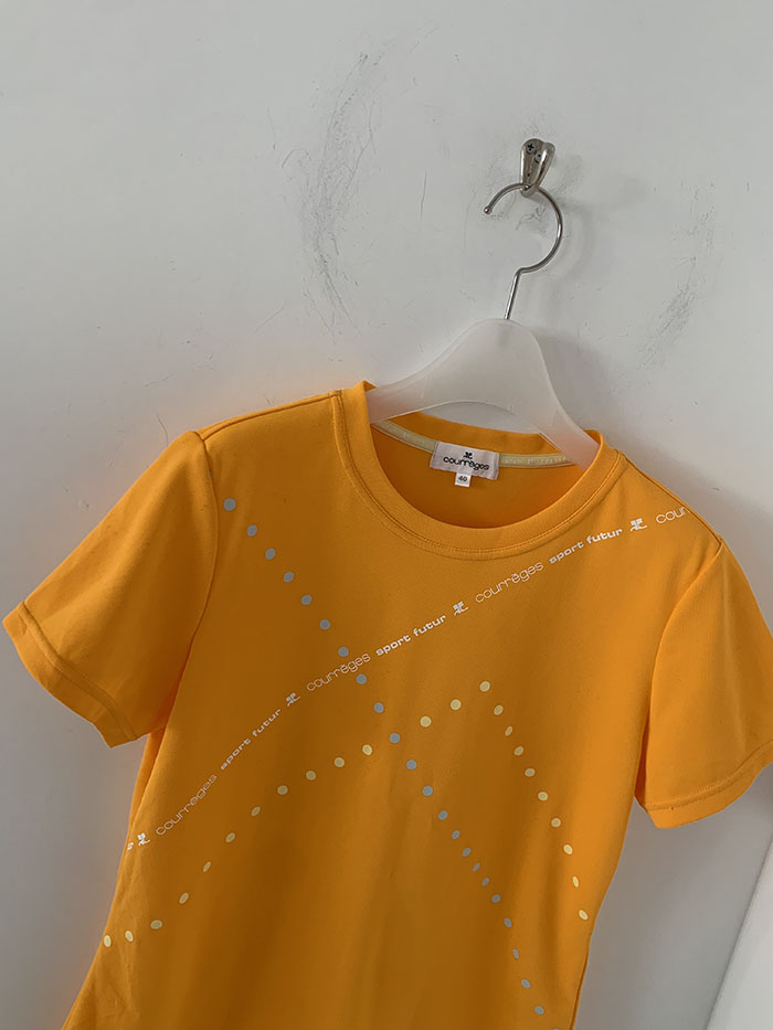 90's Courreges cotton T-shirt 복제 복제