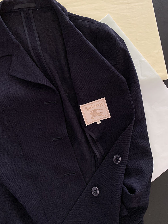 80's Burberry cotton button Jacket 복제