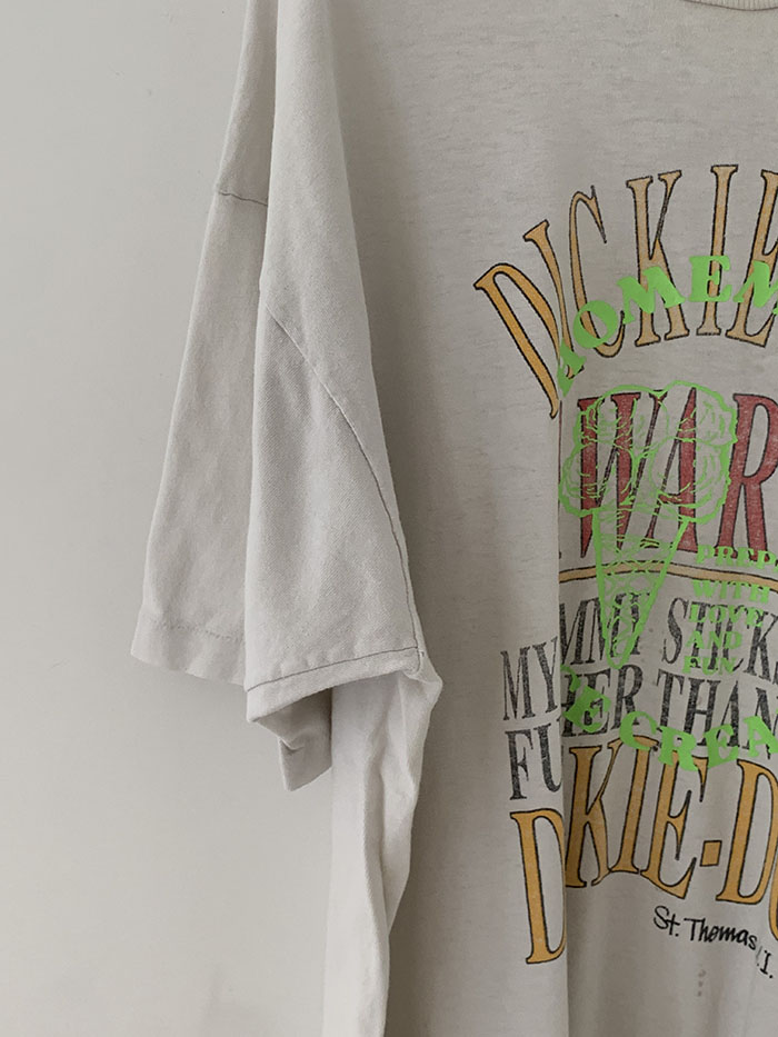 Vintage "HOMEMADE ICE CREAM" T-shirt 복제