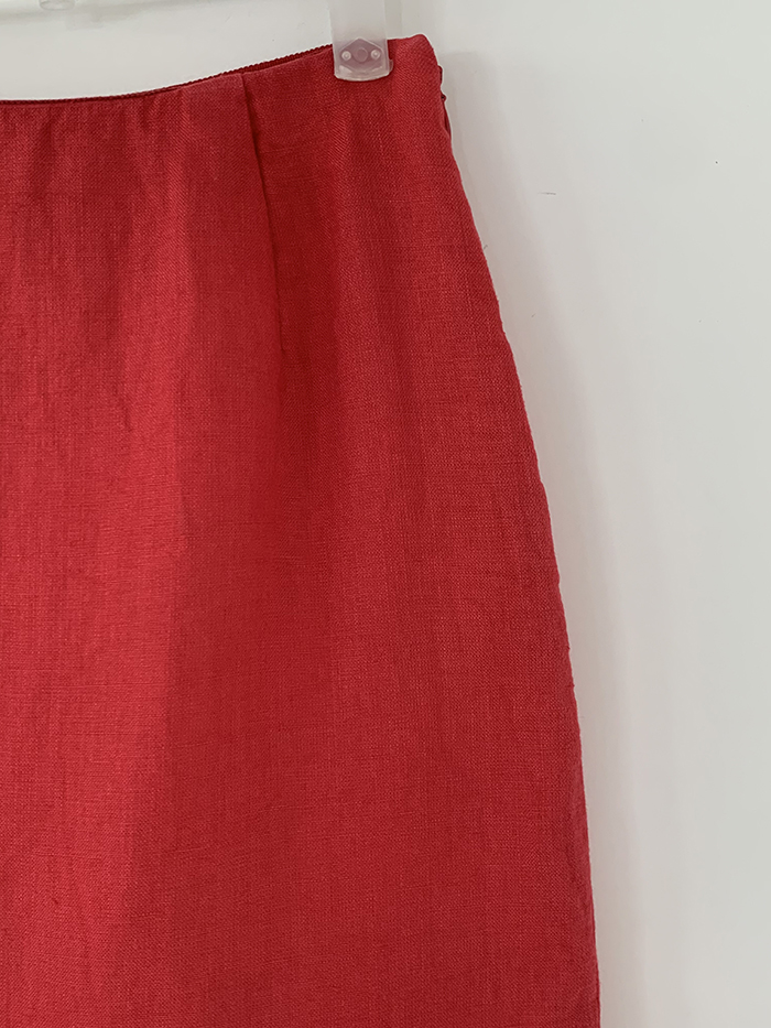 00's "Prada" cotton x linen Skirt 복제