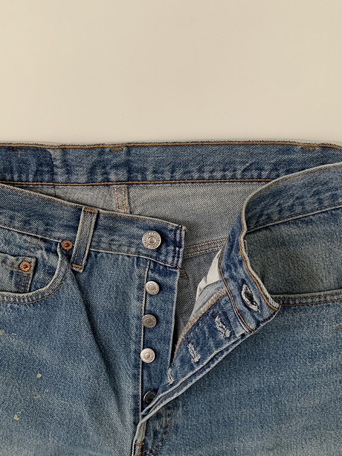 90's Levi's 501 - size 30-31 (classic straight fit) 복제