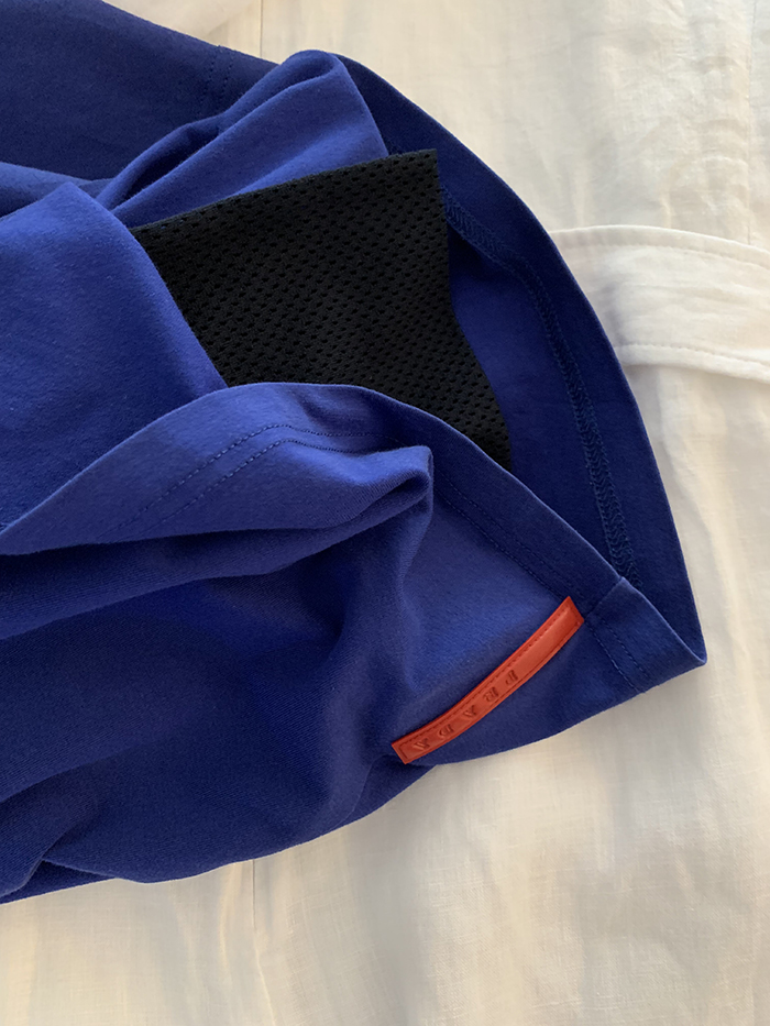 00's "PRADA" striped Kint 복제