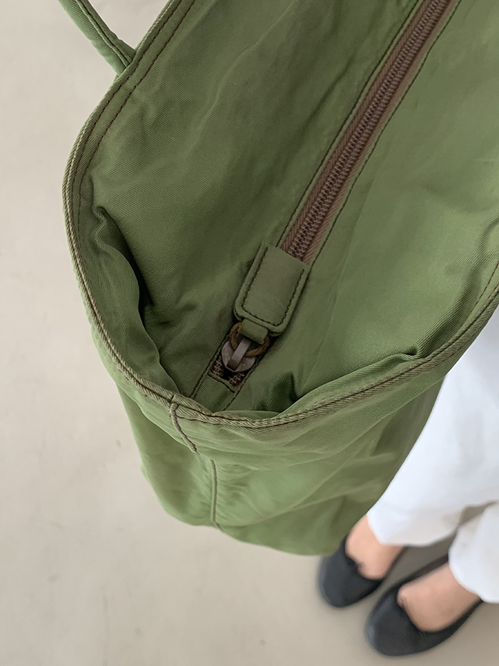 90-00's "PRADA" nylon Tote Bag